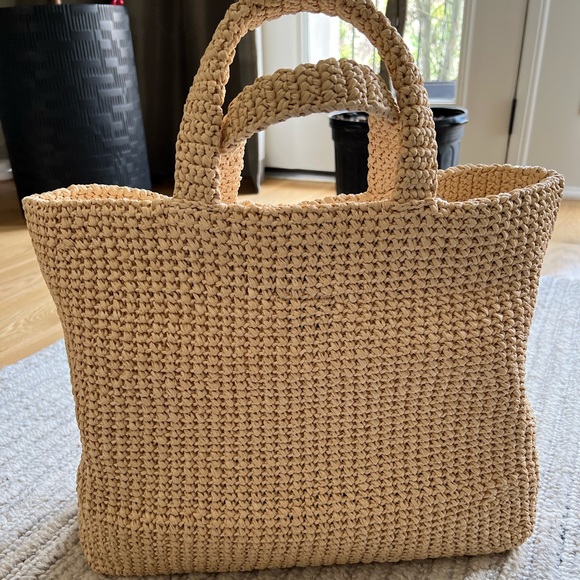 🖤NWT Prada Raffia Large Tote 2022 - Picture 2 of 5